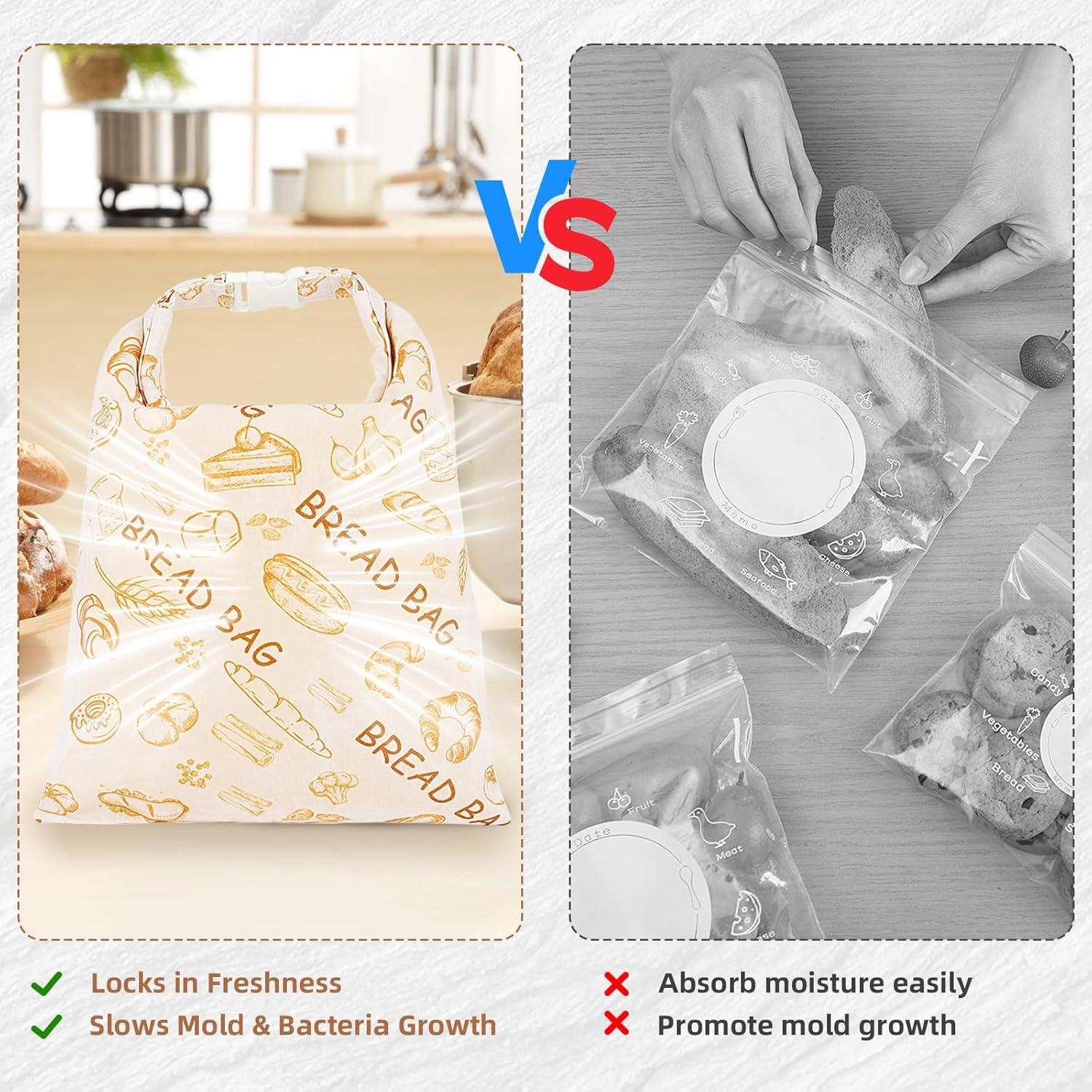 Paquete de 2 Bolsas de Cera de Abeja Gjmrar 43x30.5cm Reutilizables