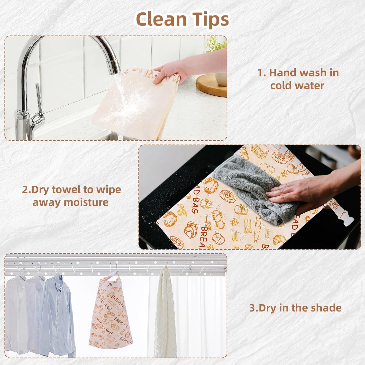 Paquete de 2 Bolsas de Cera de Abeja Gjmrar 43x30.5cm Reutilizables