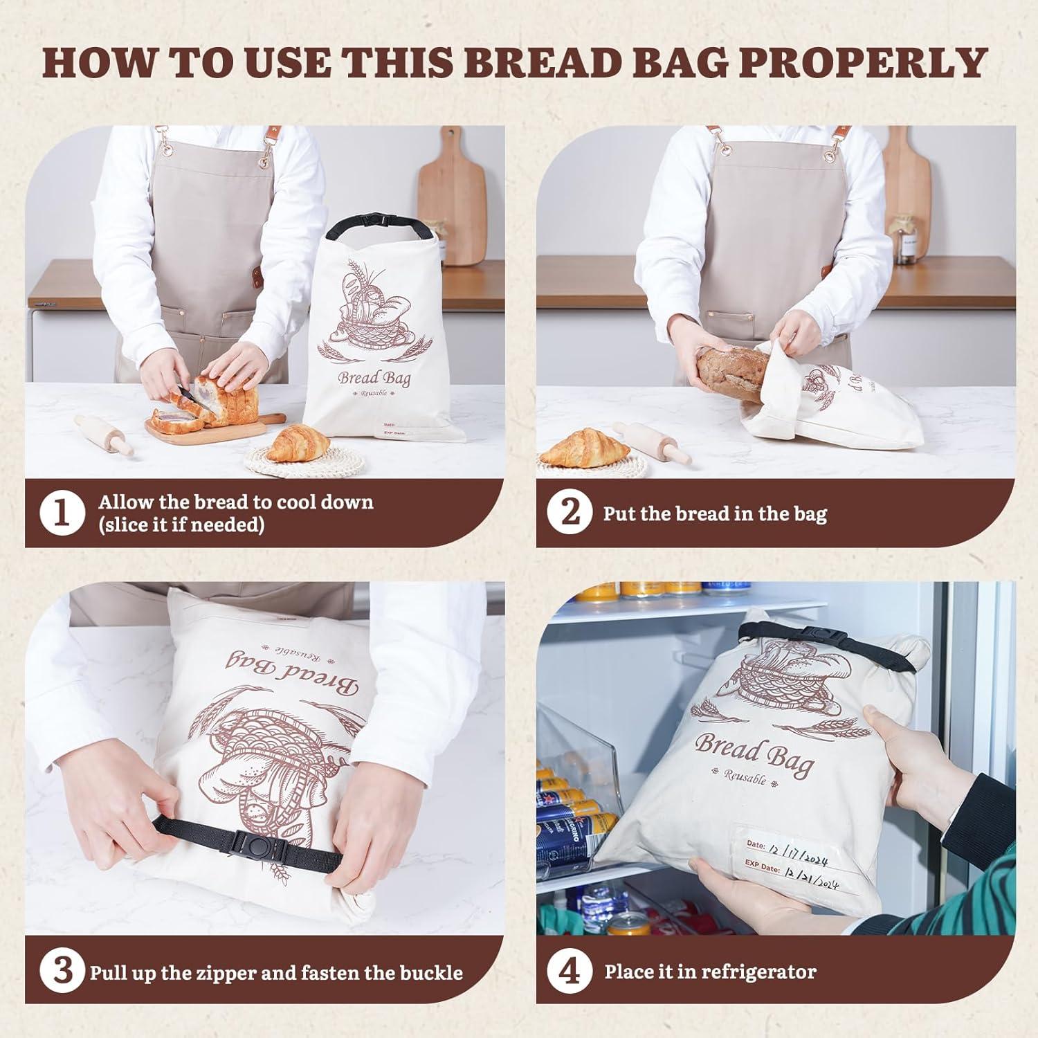 Bolsas de Pan de Cera de Abeja Puricon 2 Unidades 31.5x42 cm