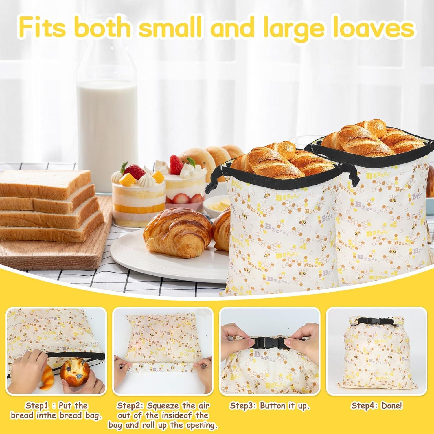 Bolsa de Pan de Cera de Abeja EdenEcho 40x33 cm Reutilizable