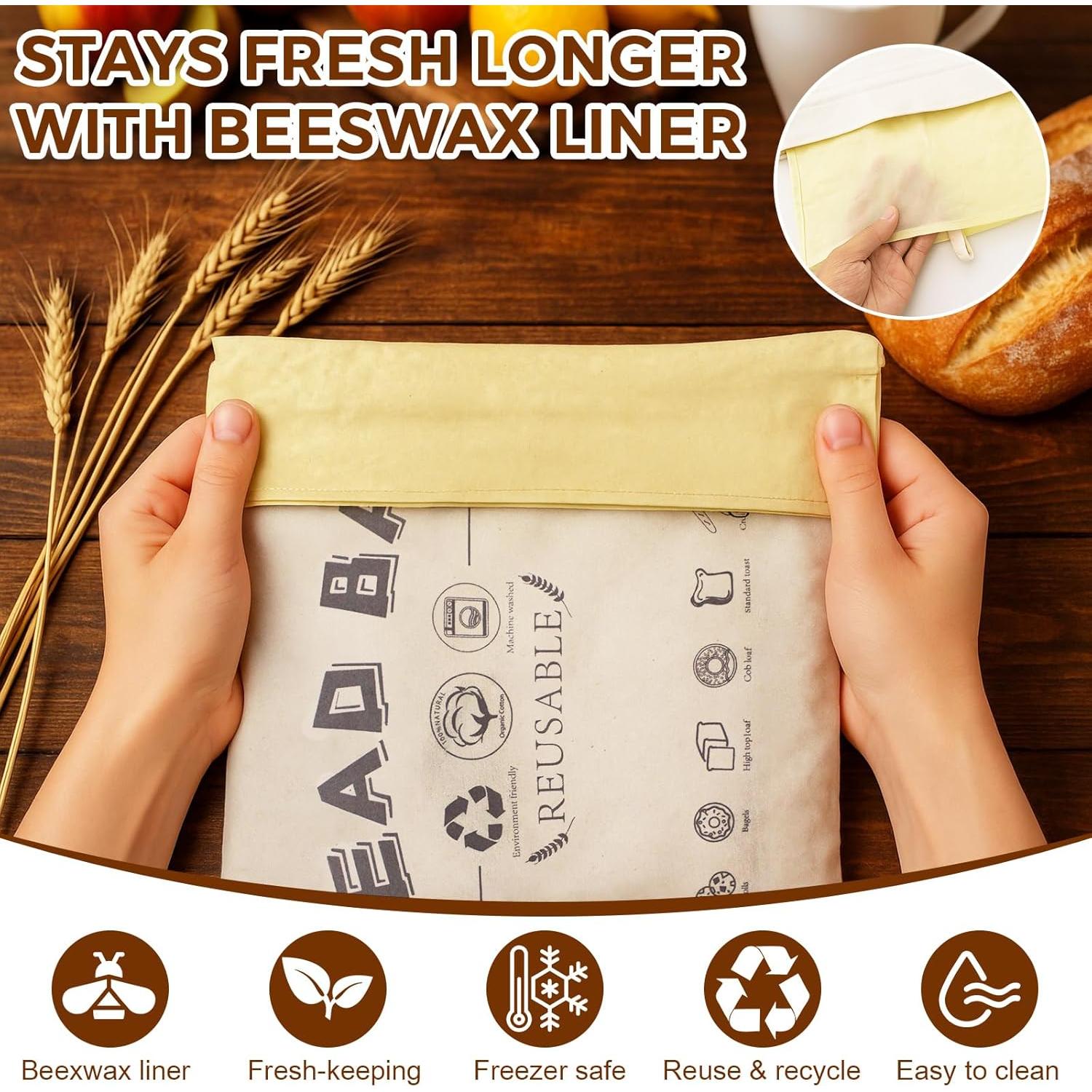 2 Bolsas de Pan de Cera de Abeja Tiagowell Extra Grande