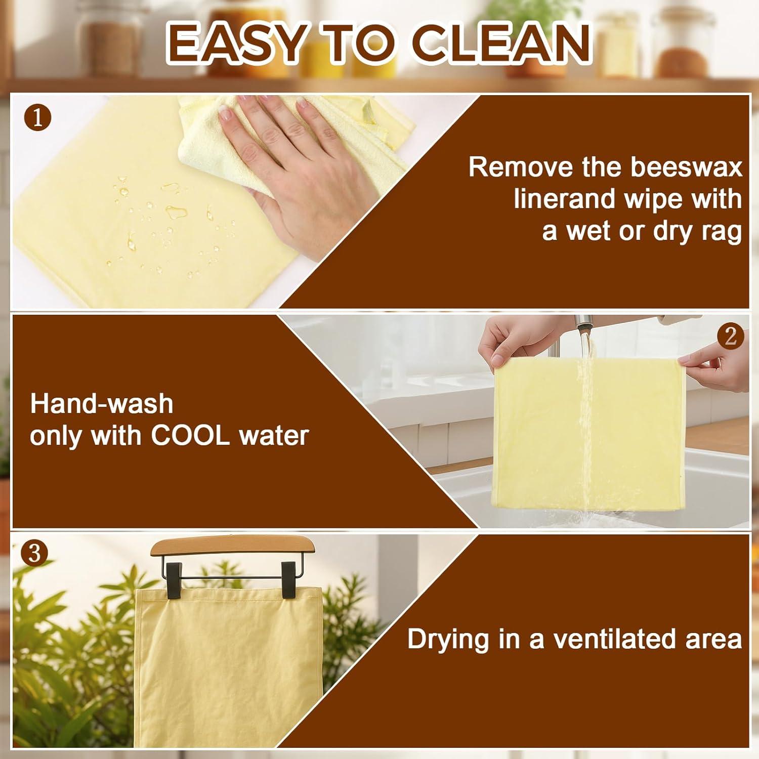 2 Bolsas de Pan de Cera de Abeja Tiagowell Extra Grande