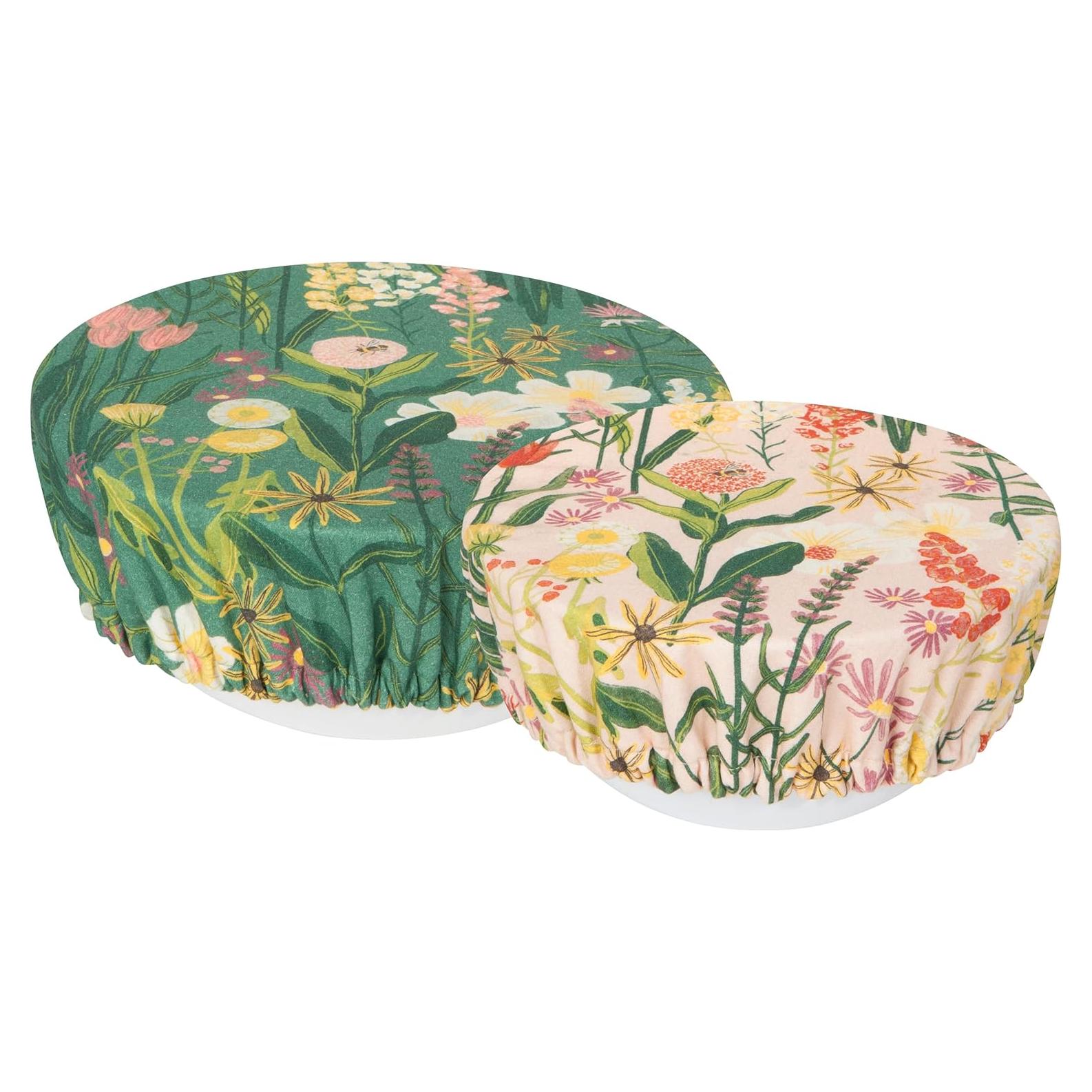 Cubiertas de Tazón Reutilizables Now Designs Abejas y Flores - Set de 2