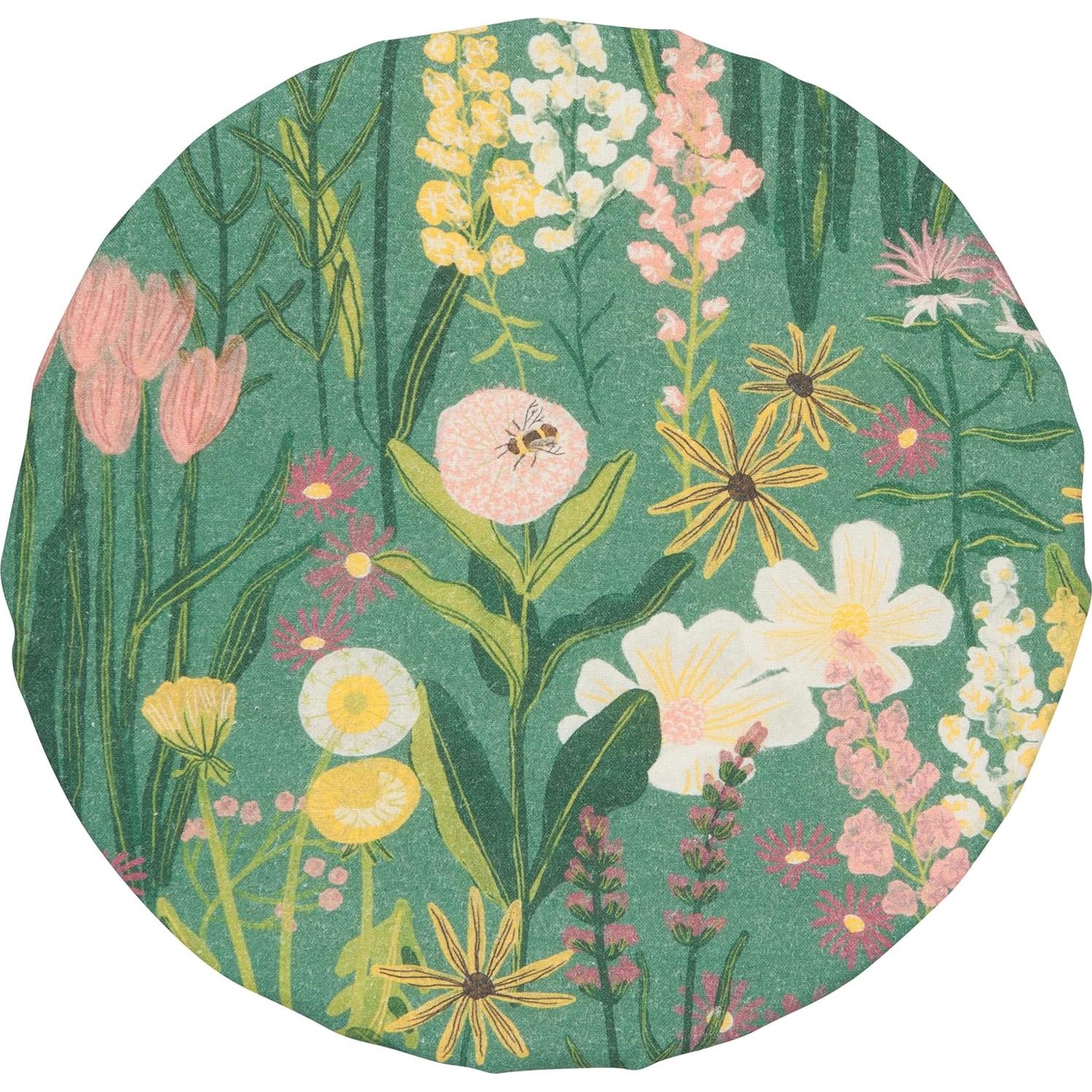 Cubiertas de Tazón Reutilizables Now Designs Abejas y Flores - Set de 2