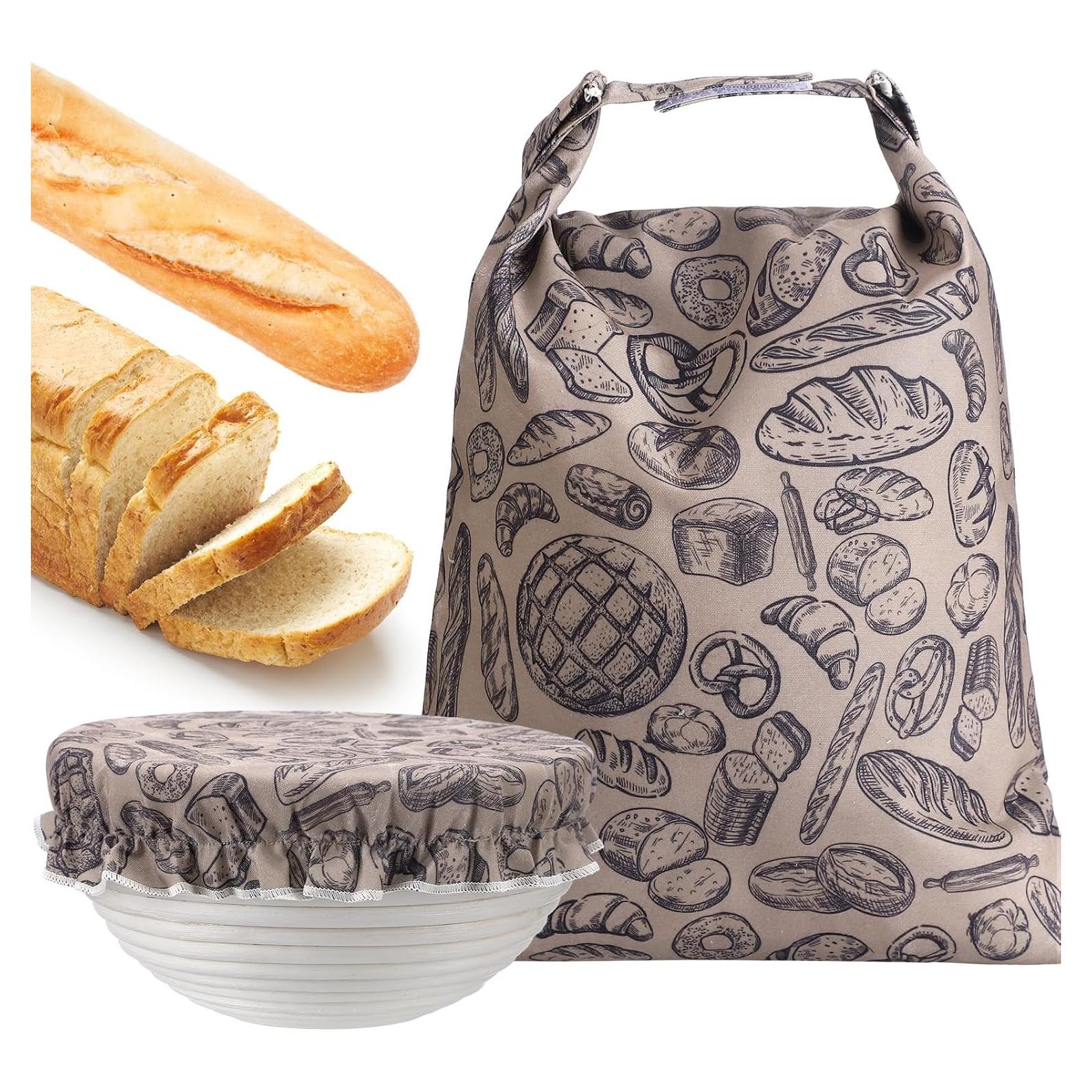 Set de Bolsas de Pan de Cera de Abeja Xuniea 2 Pcs 31.5x41 cm