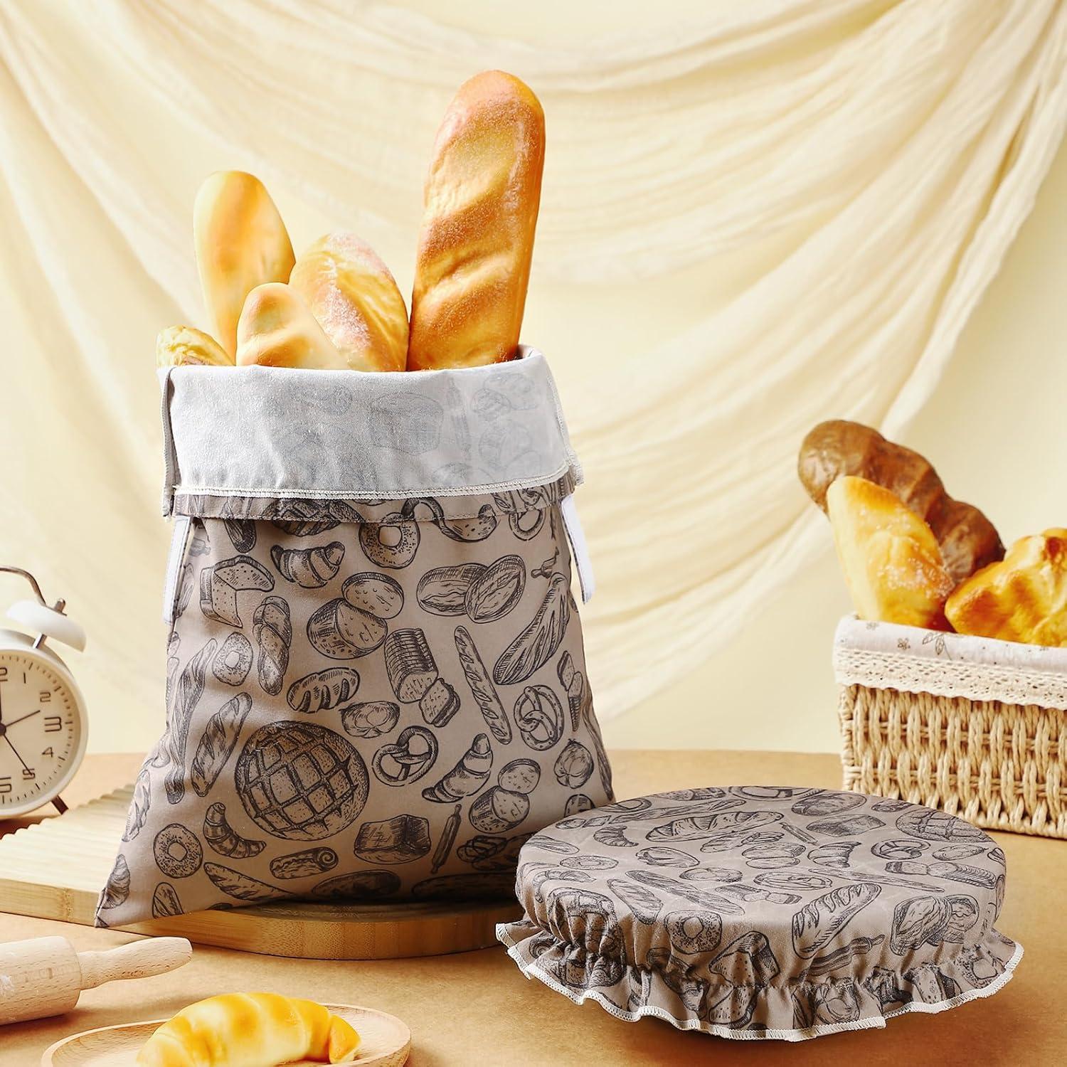 Set de Bolsas de Pan de Cera de Abeja Xuniea 2 Pcs 31.5x41 cm