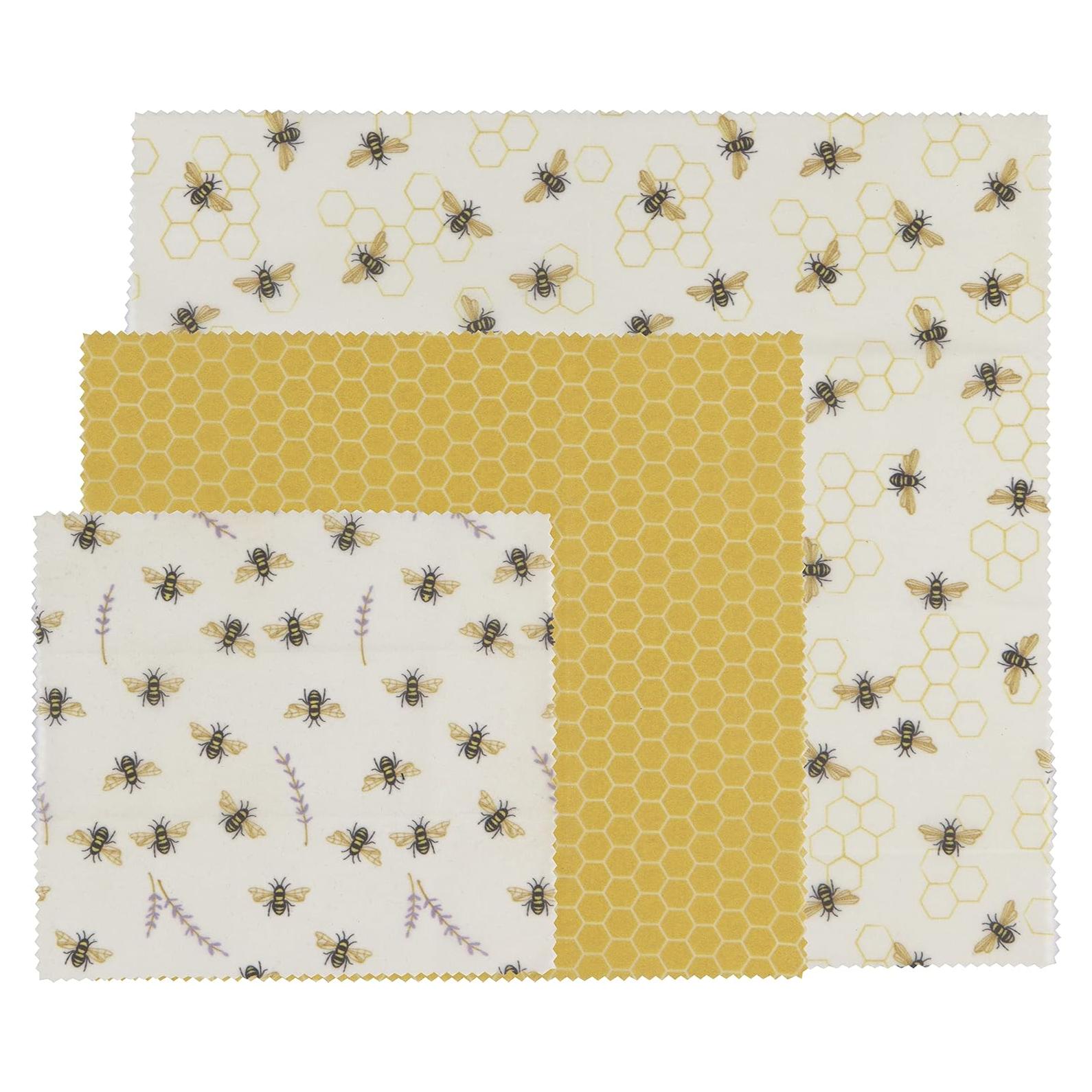 Envolturas de Cera de Abeja Now Designs - Set de 3 Tamaños