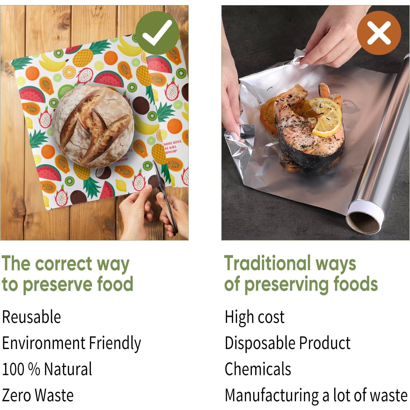 Envoltura de Cera de Abeja Bajo El Árbol de Mango 1m Ecológica