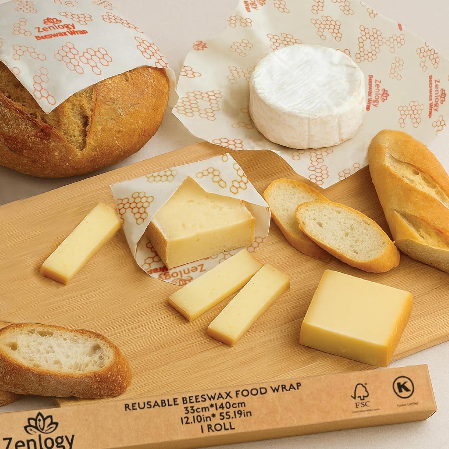 Envolturas de Cera de Abeja Reutilizables Zenlogy - 3 Piezas