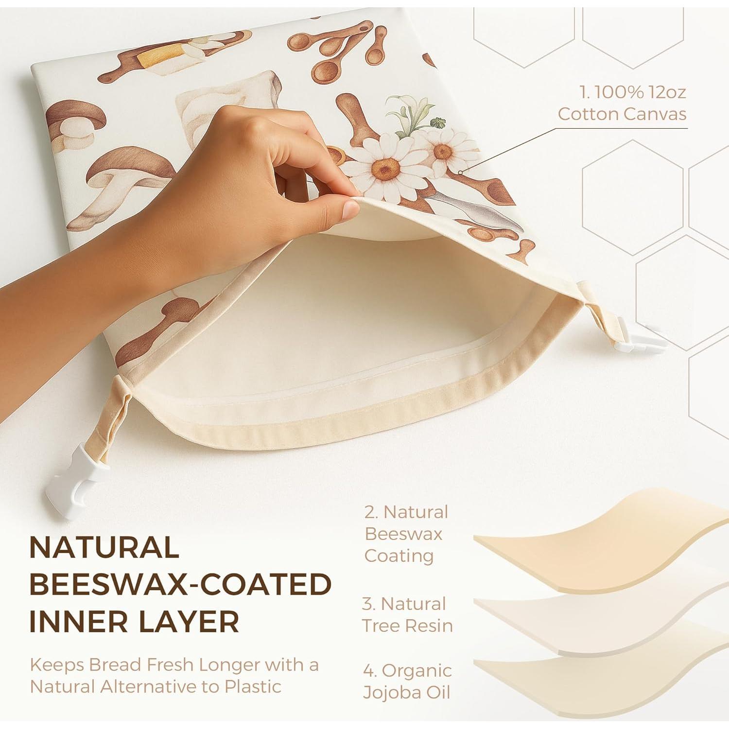 Bolsas de Cera de Abeja Akeeko XL 33x43cm - 2 Unidades