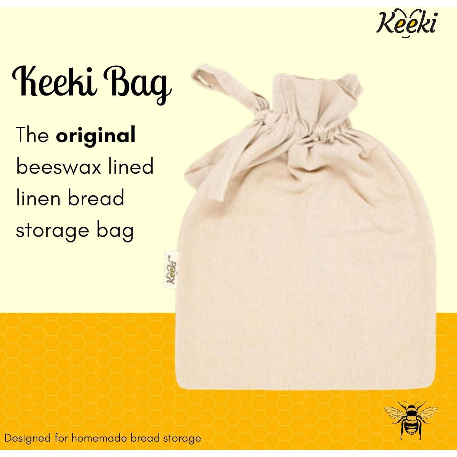 Bolsa de Pan Keeki de Cera de Abeja Rosa Regular 28x35.5cm