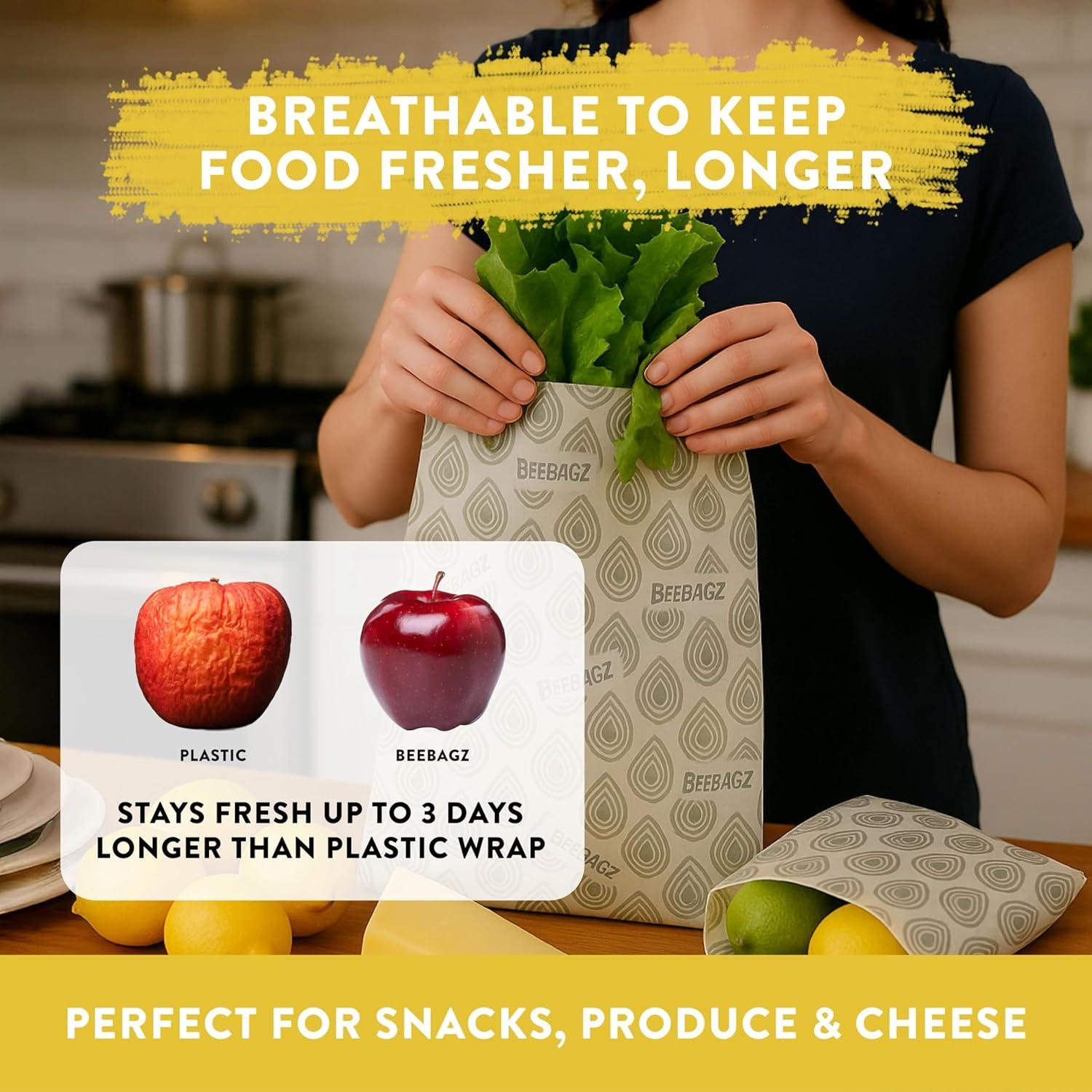 Bolsas de Almacenamiento de Cera de Abeja BeeBAGZ - 3 Piezas