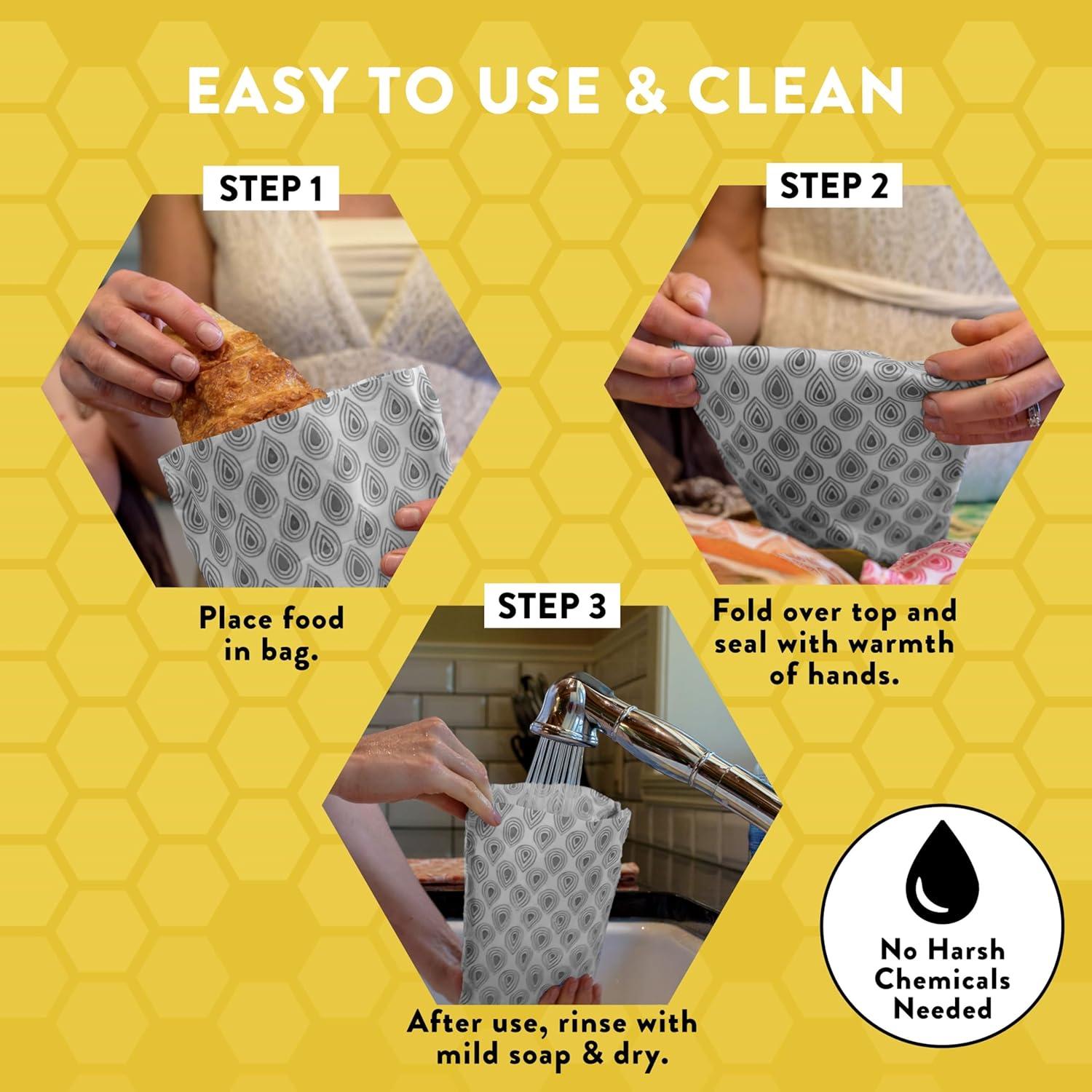 Bolsas de Almacenamiento de Cera de Abeja BeeBAGZ - 3 Piezas