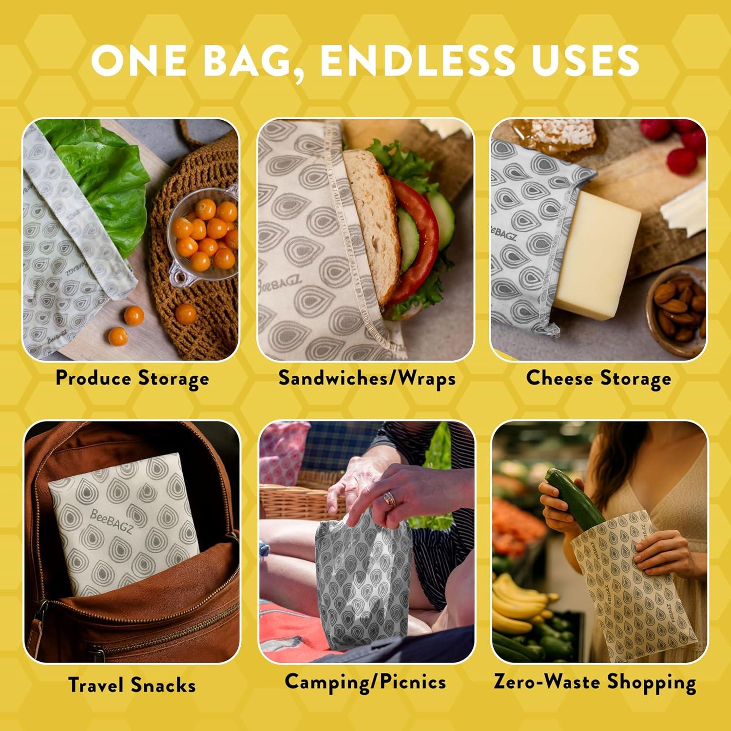 Bolsas de Almacenamiento de Cera de Abeja BeeBAGZ - 3 Piezas