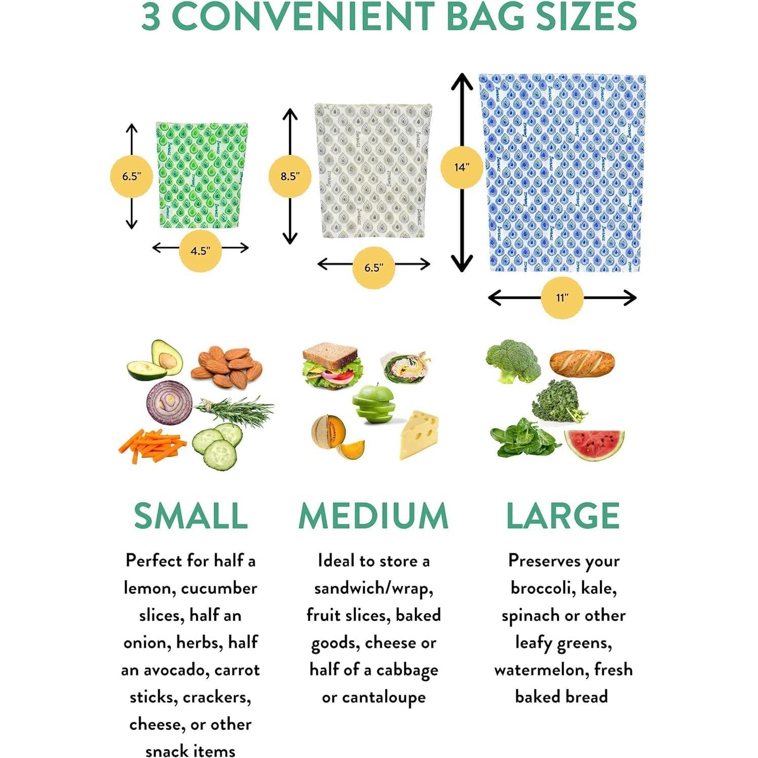 Bolsas de Almacenamiento de Cera de Abeja BeeBAGZ - 3 Piezas