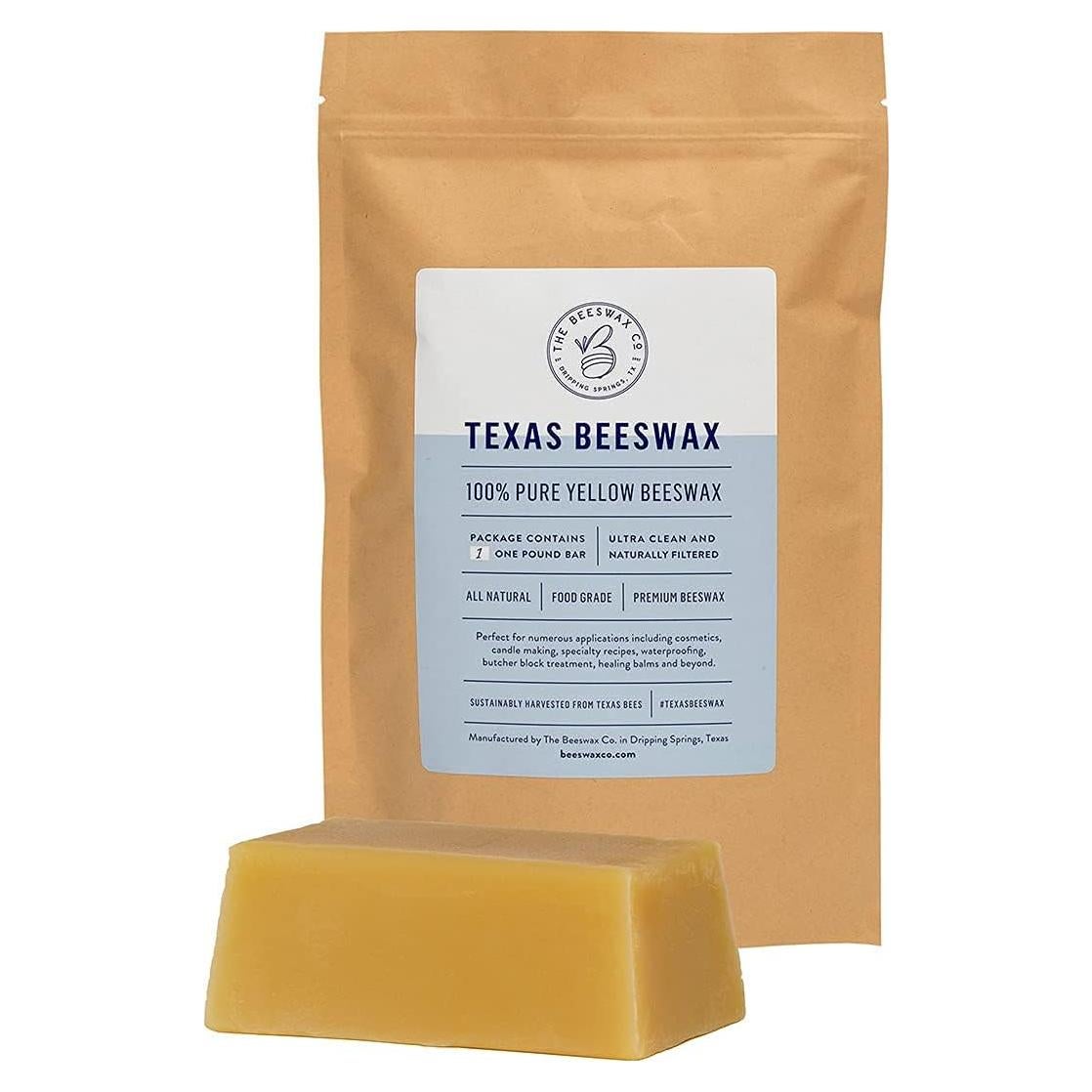 Bloque de Cera de Abeja Pura The Beeswax Co 0.45 kg Filtrado