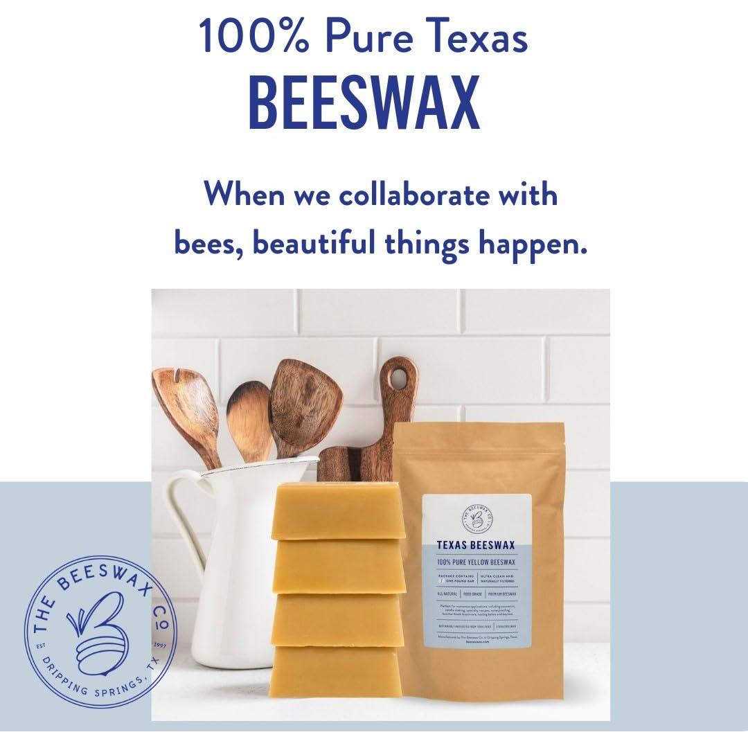 Bloque de Cera de Abeja Pura The Beeswax Co 0.45 kg Filtrado