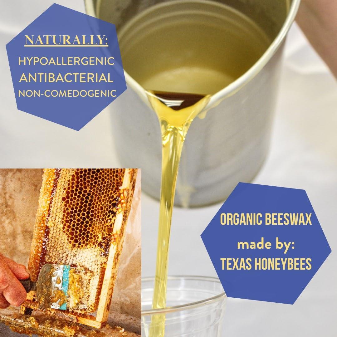 Bloque de Cera de Abeja Pura The Beeswax Co 0.45 kg Filtrado