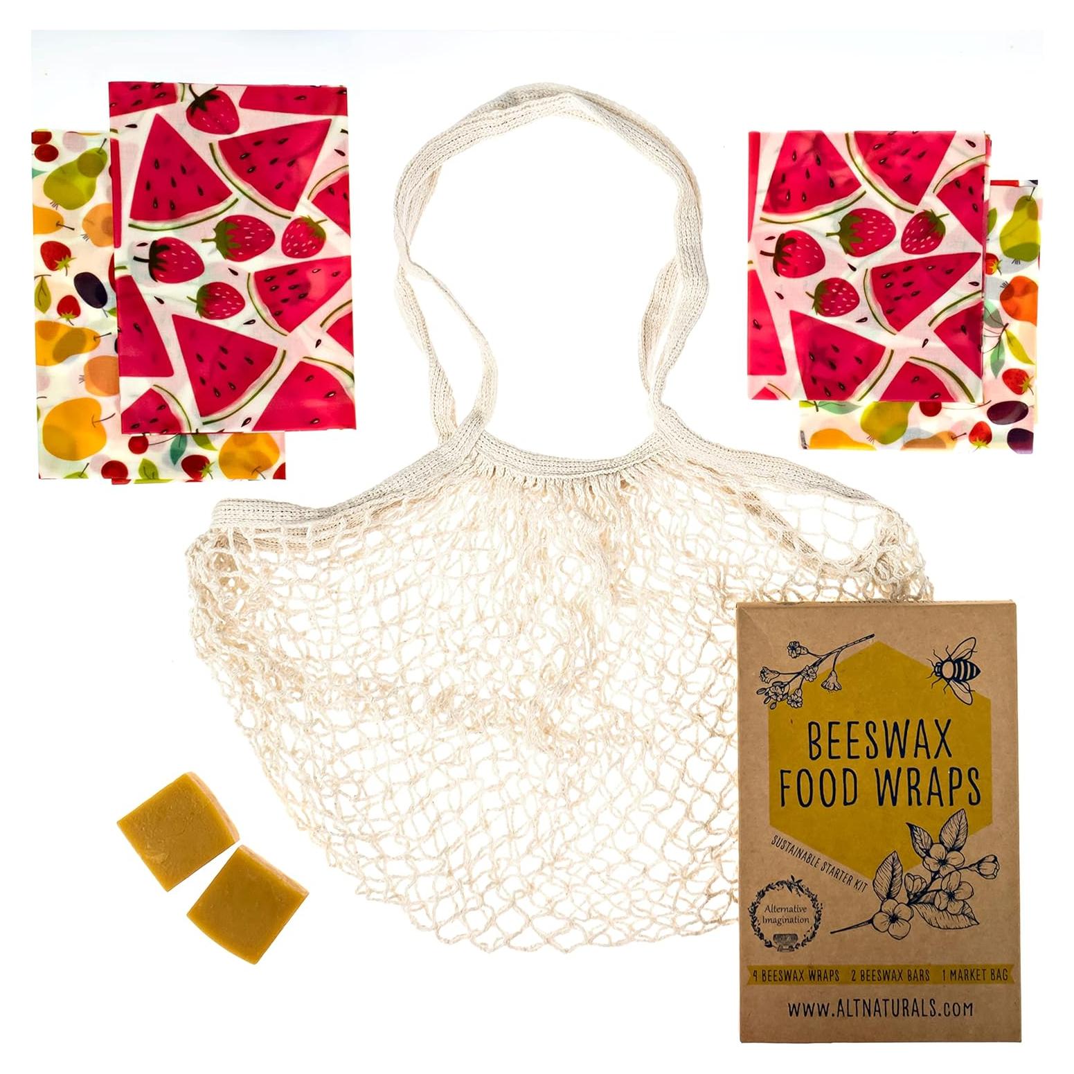 7 Envolturas de Cera de Abeja Imaginación Alternativa Ecológicas