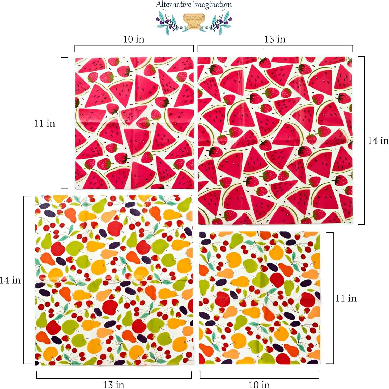 7 Envolturas de Cera de Abeja Imaginación Alternativa Ecológicas