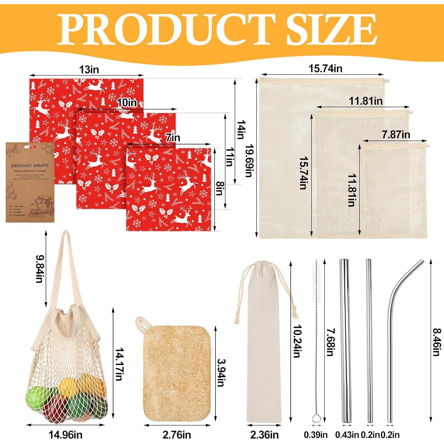 Conjunto de Regalo Zero Waste 13 Piezas Remerry Ecológico