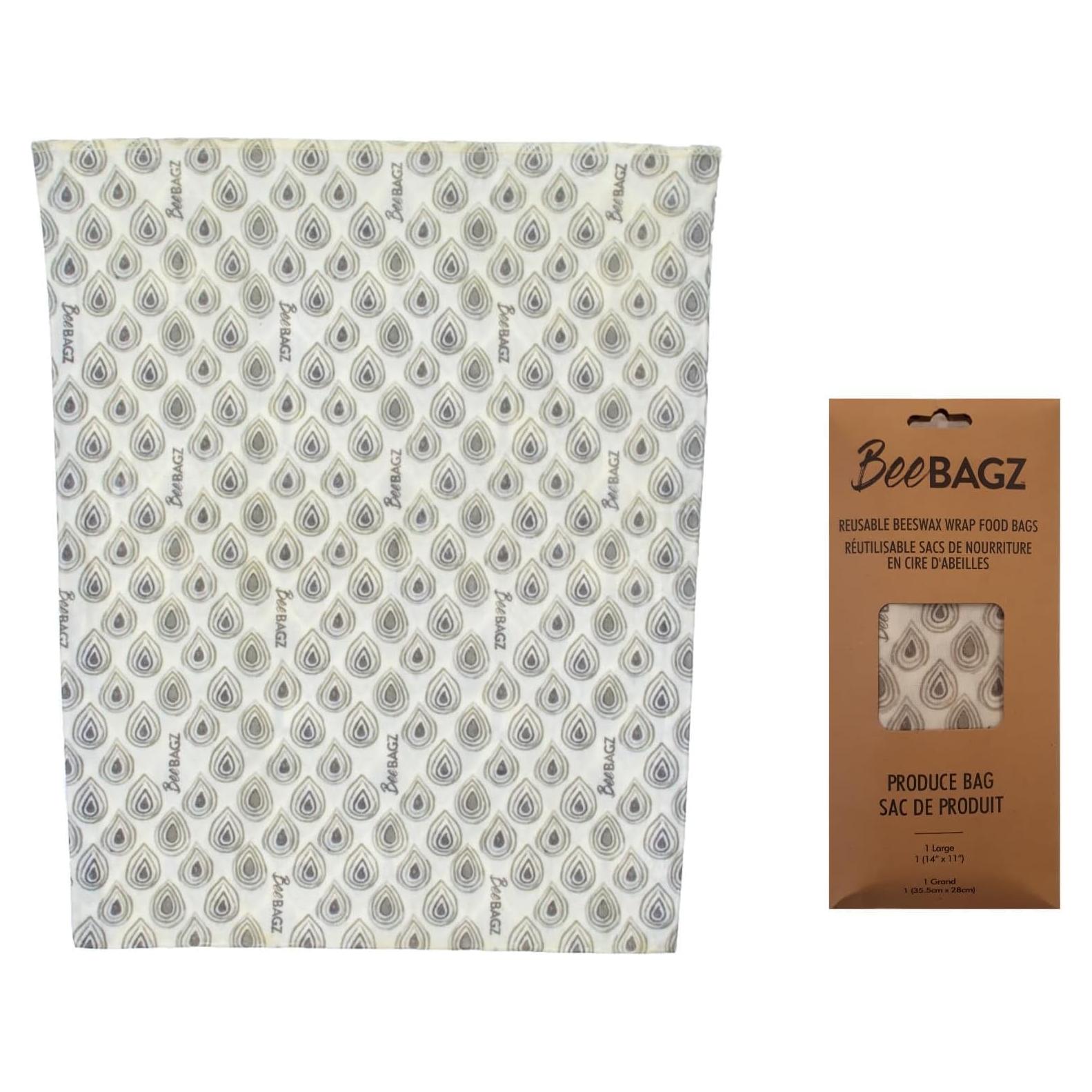 Bolsa de Almacenamiento de Cera de Abeja BeeBAGZ Grande 28x36cm Gris