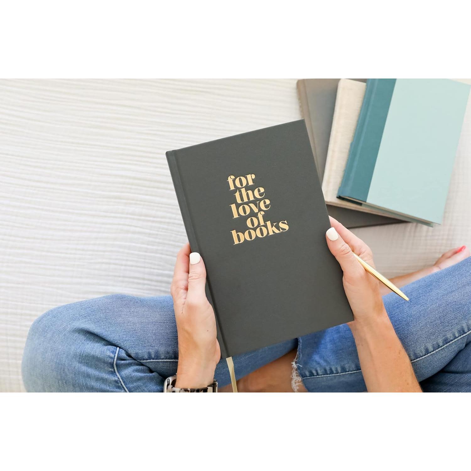 Reading Journal: For the Love of Books, A Book Journal and Planner for Book Lovers to Track, Log and Review