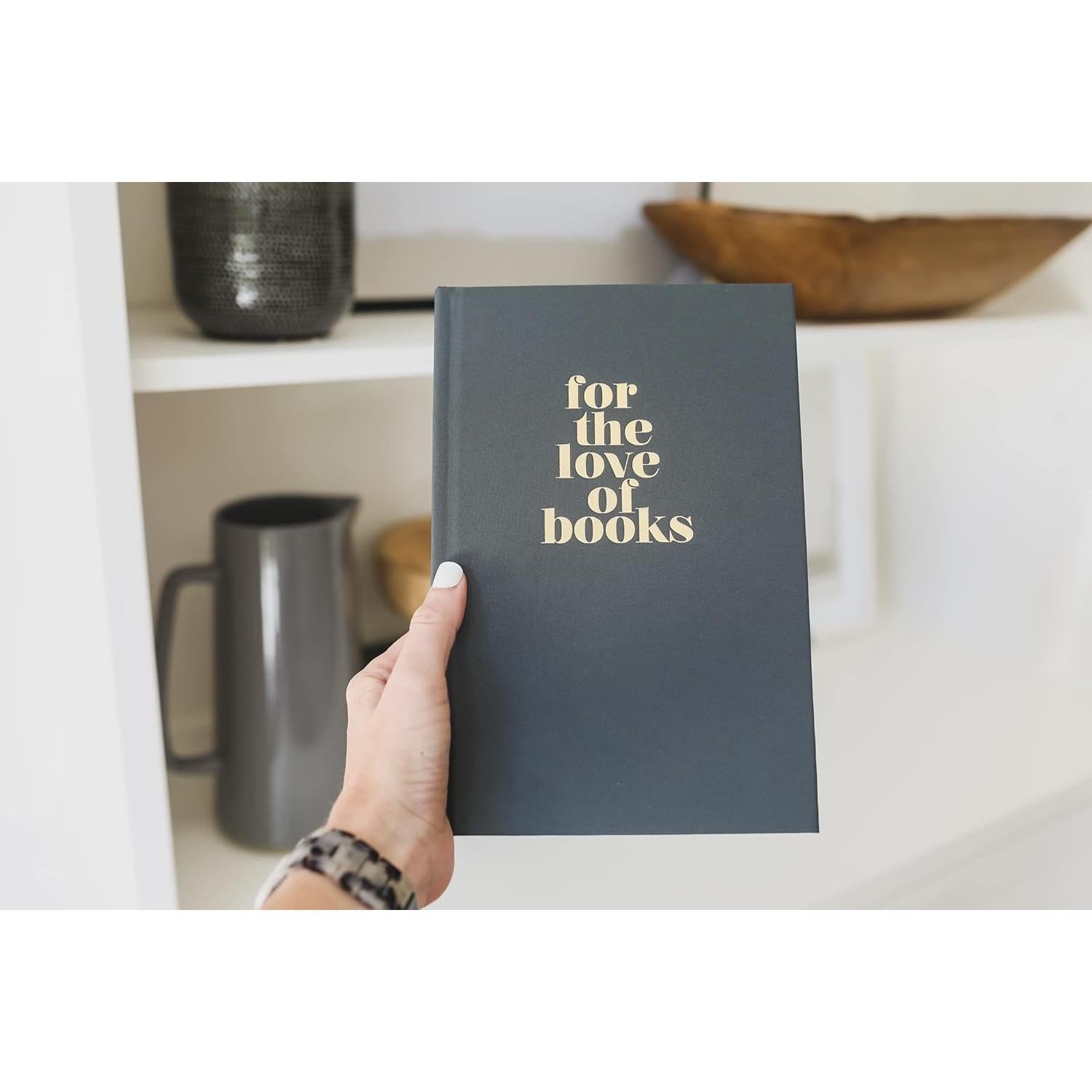 Reading Journal: For the Love of Books, A Book Journal and Planner for Book Lovers to Track, Log and Review