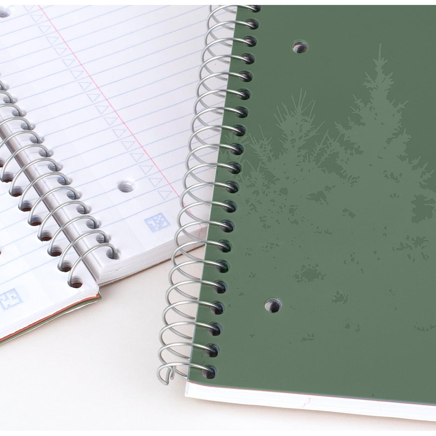 Cuaderno Espiral Five Star 4 Piezas Reglas Universitarias Reciclado