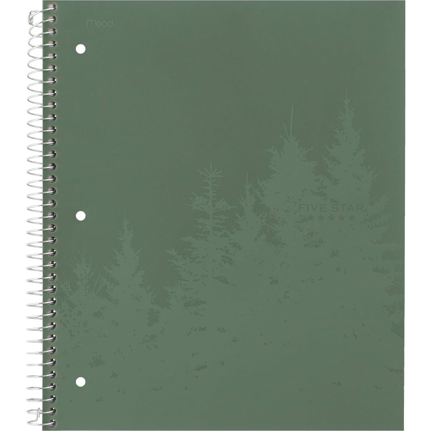Cuaderno Espiral Five Star 4 Piezas Reglas Universitarias Reciclado