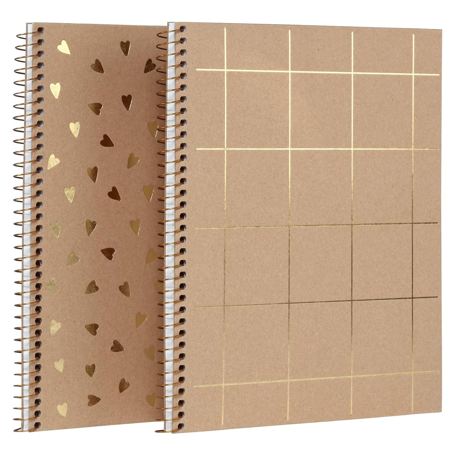 Cuadernos Espirales Oxford Kraft 100% Reciclados 80 Hojas