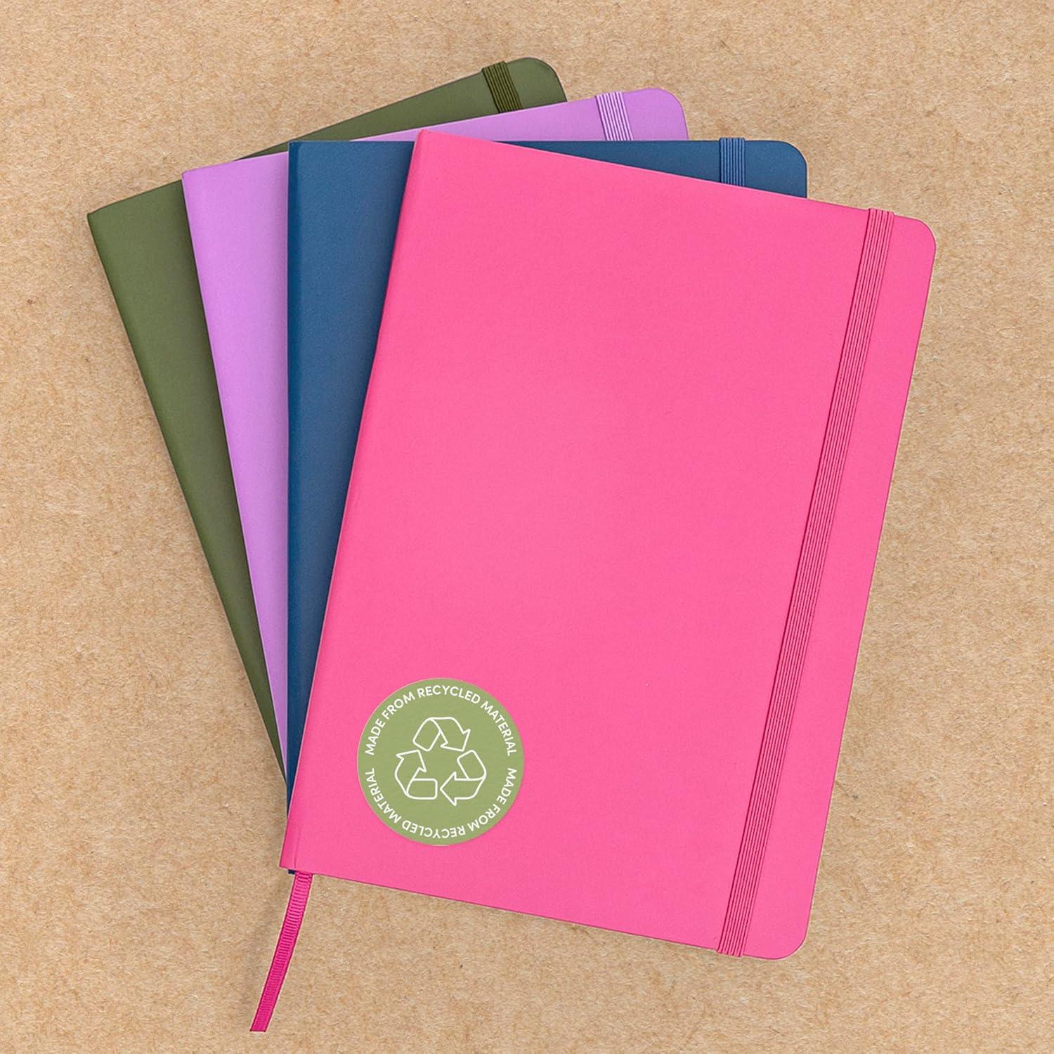 Cuaderno Reciclado PAPERAGE Tapa Dura 160 Páginas 14.2x20.3cm