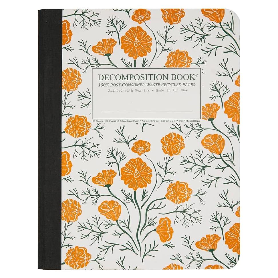 Cuaderno Decomposition Rayado Universitario 24.8x19.1cm 100% Reciclado