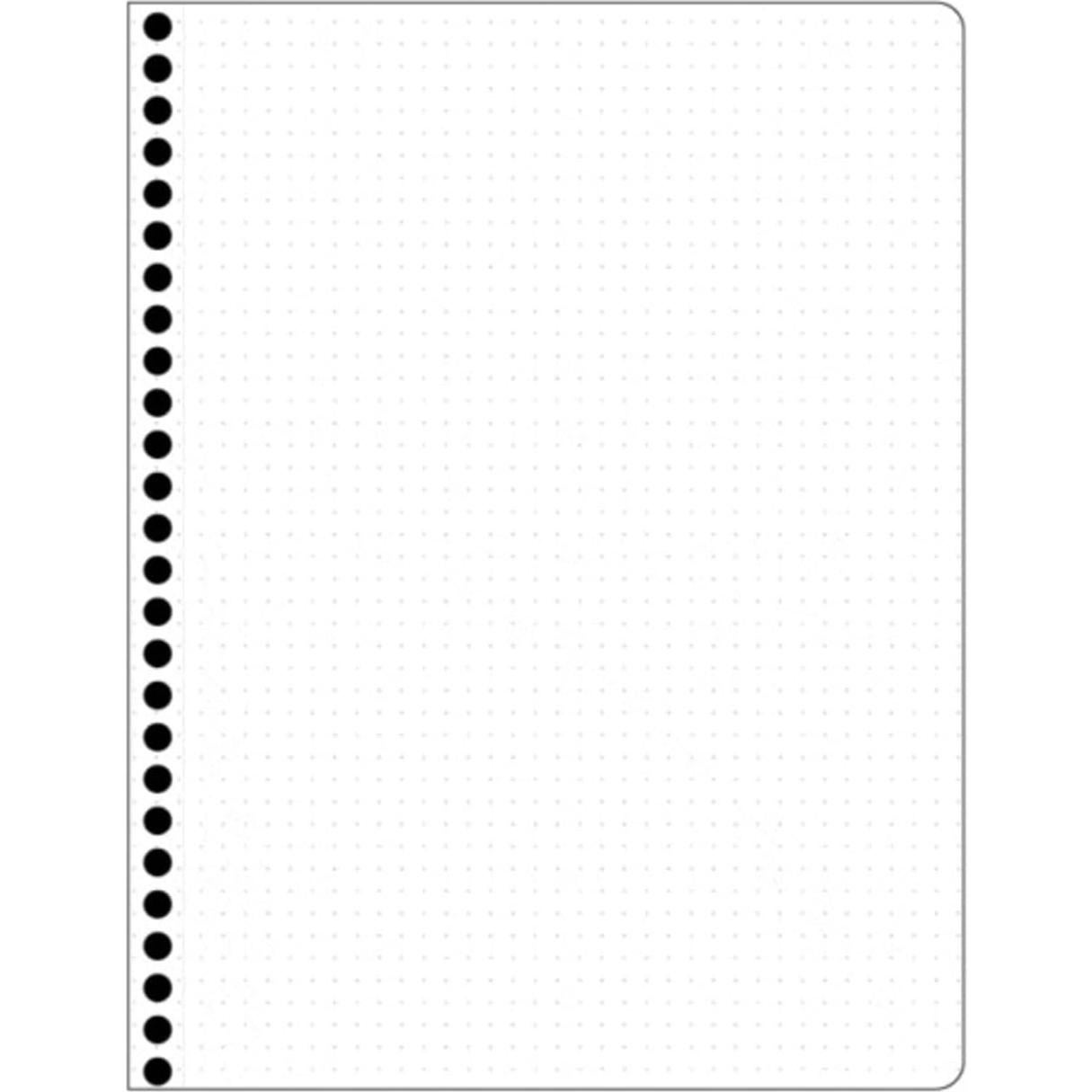 Cuaderno Espiral Punteado Descomposición 24.8x19.1cm 144 Páginas