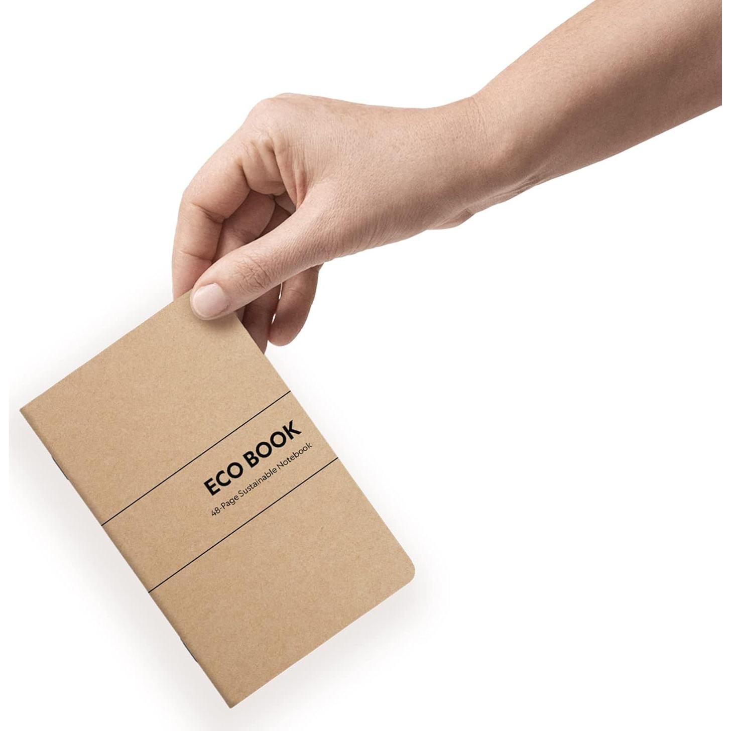 Paquete de 3 Cuadernos de Bolsillo Twigs - Papel Reciclado 48 Páginas