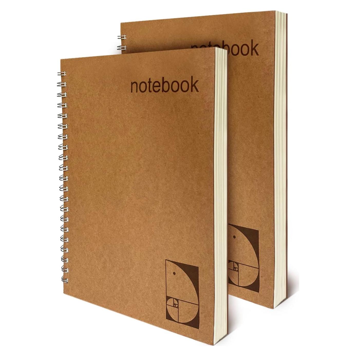 Paquete de 2 Cuadernos Espiral A4 Le Vent - 200 Páginas 100gsm