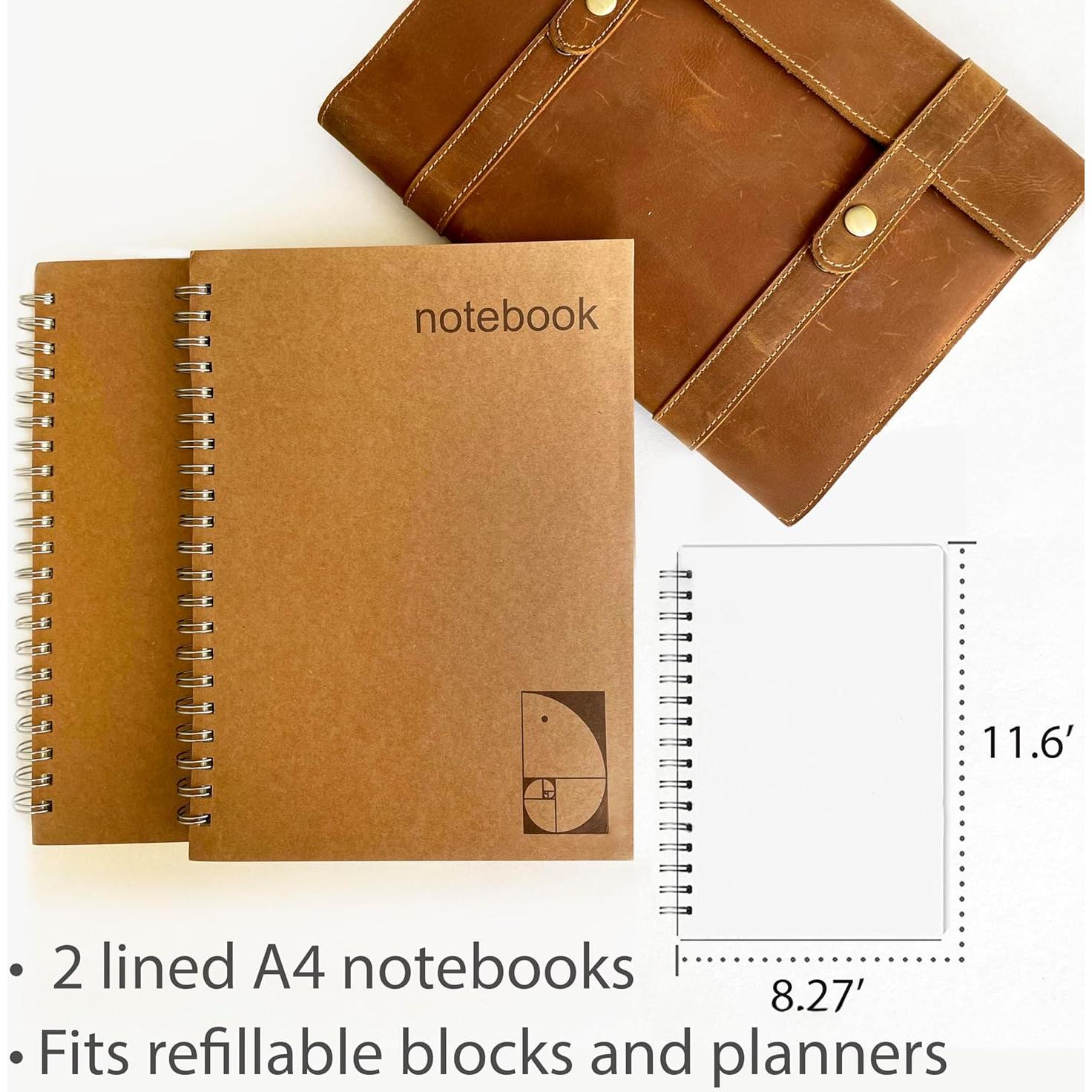 Paquete de 2 Cuadernos Espiral A4 Le Vent - 200 Páginas 100gsm