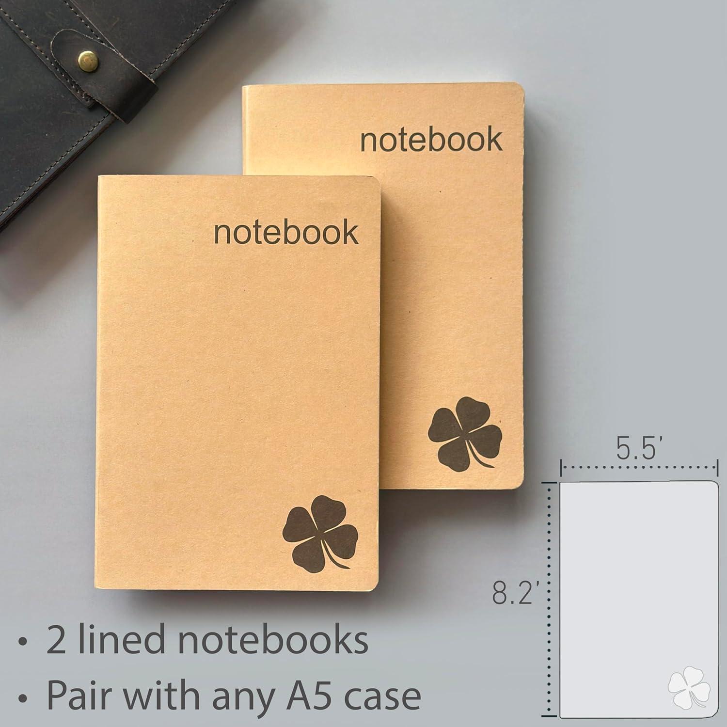 Set de 2 Cuadernos A5 le vent Tapa Dura 200 Páginas 100% Reciclado