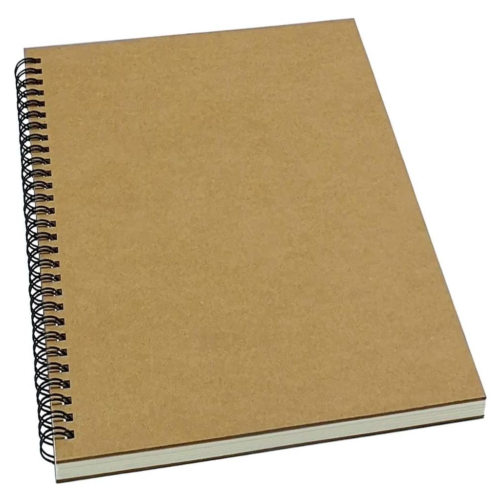 Cuaderno Espiral YUREE B5 Cubierta Dura Kraft 70 Hojas Rayado