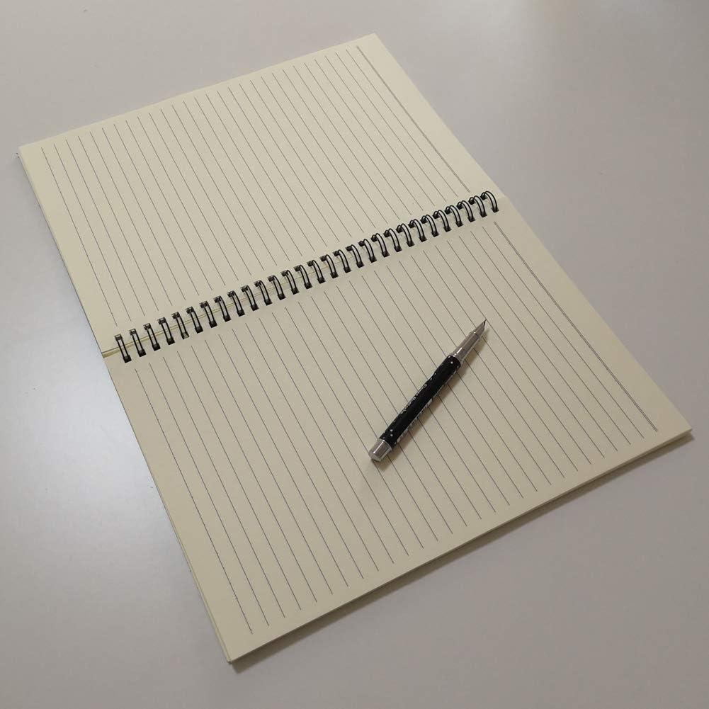 Cuaderno Espiral YUREE B5 Cubierta Dura Kraft 70 Hojas Rayado