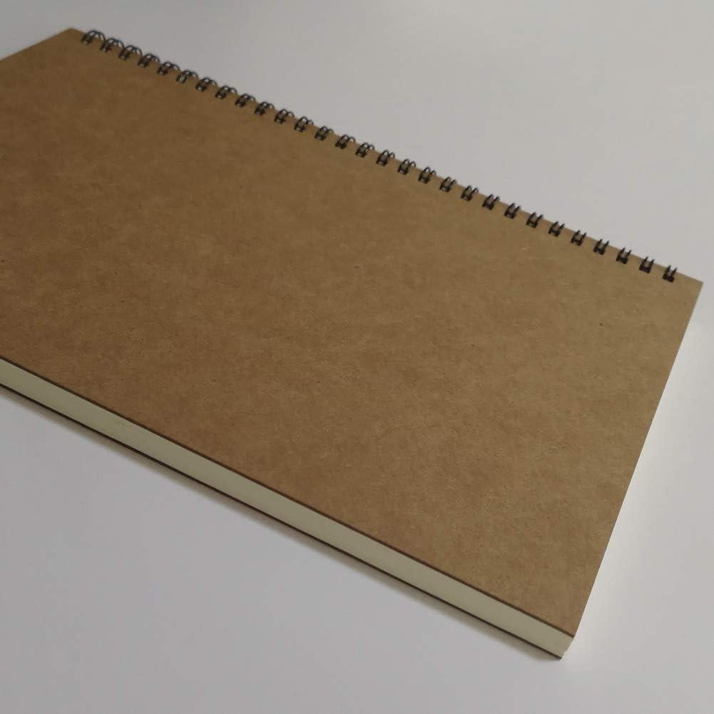 Cuaderno Espiral YUREE B5 Cubierta Dura Kraft 70 Hojas Rayado