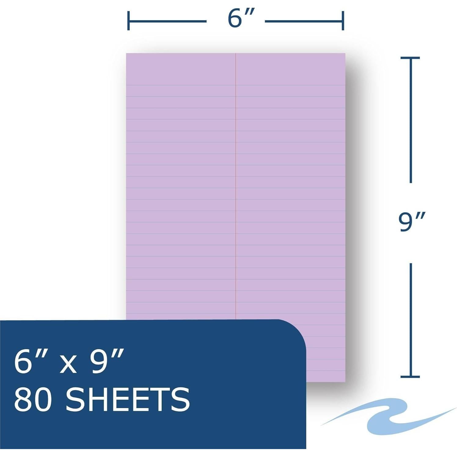 Bloc de Notas Ecológico ROARING SPRING Orquídea 4 Pzs 80 Hojas