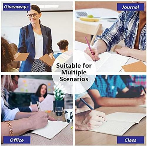 Feela 8 Cuadernos A5 Kraft Rayados 60 Páginas Tapa Blanda