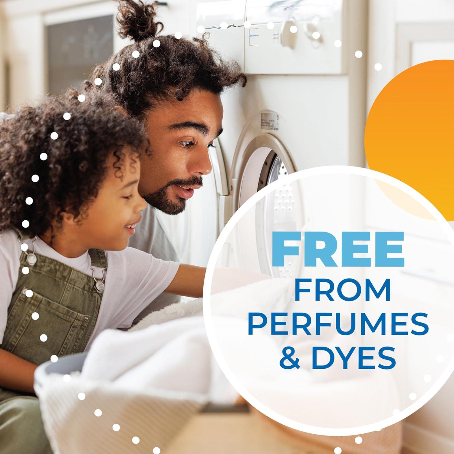 Hojas de detergente ARM & HAMMER Power sin fragancia 50 unidades