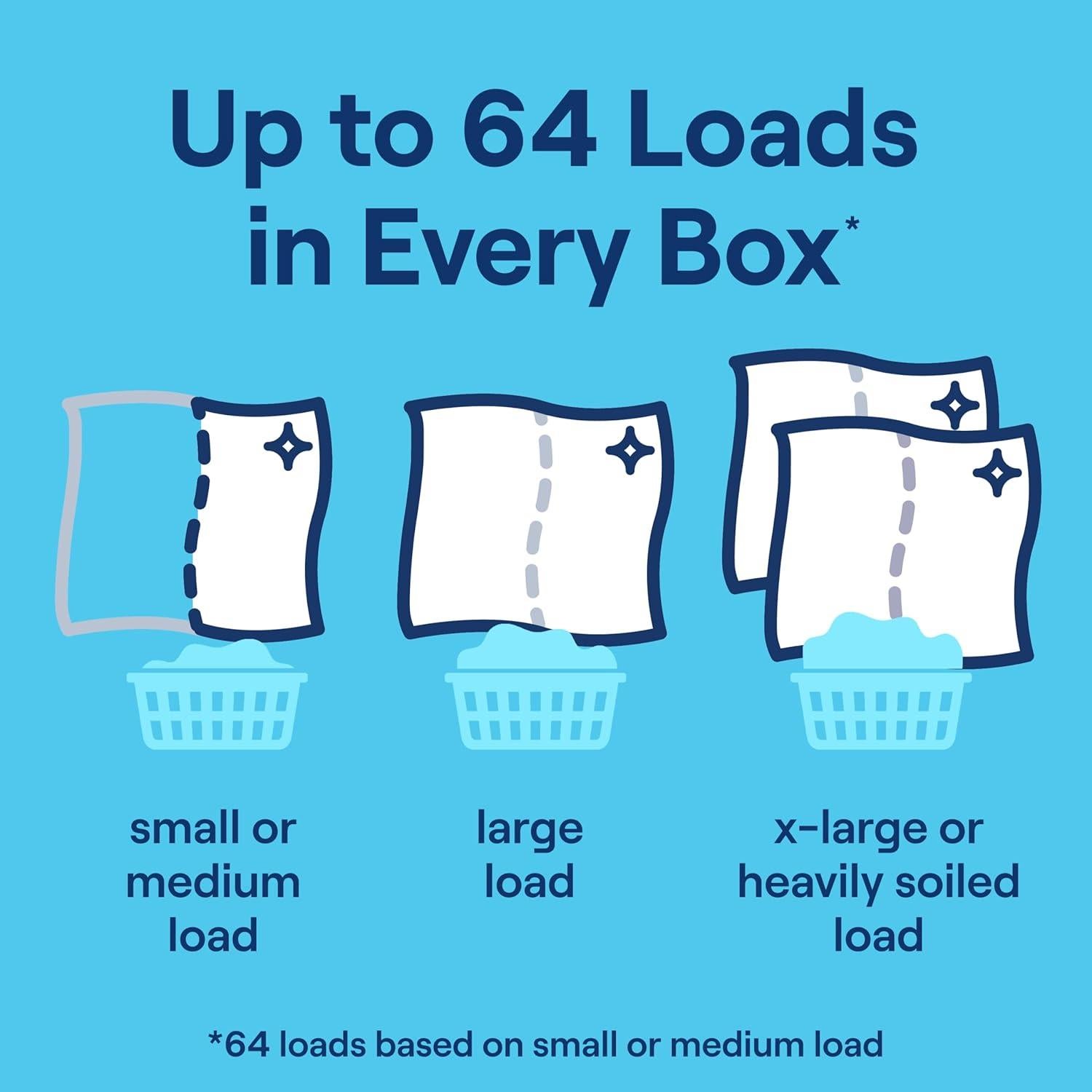 Hojas de Detergente para Ropa Seventh Generation 32 Unidades Libre y Claro