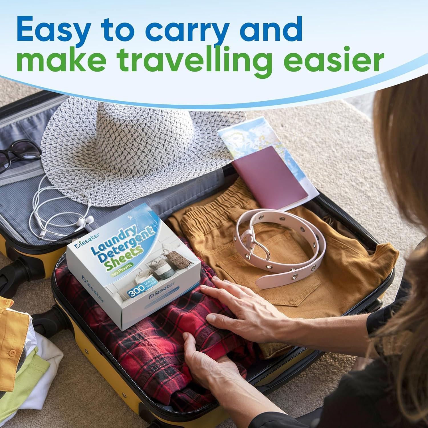 Hojas de Detergente Ecológicas Diesetsr 150 Cuentas Lino