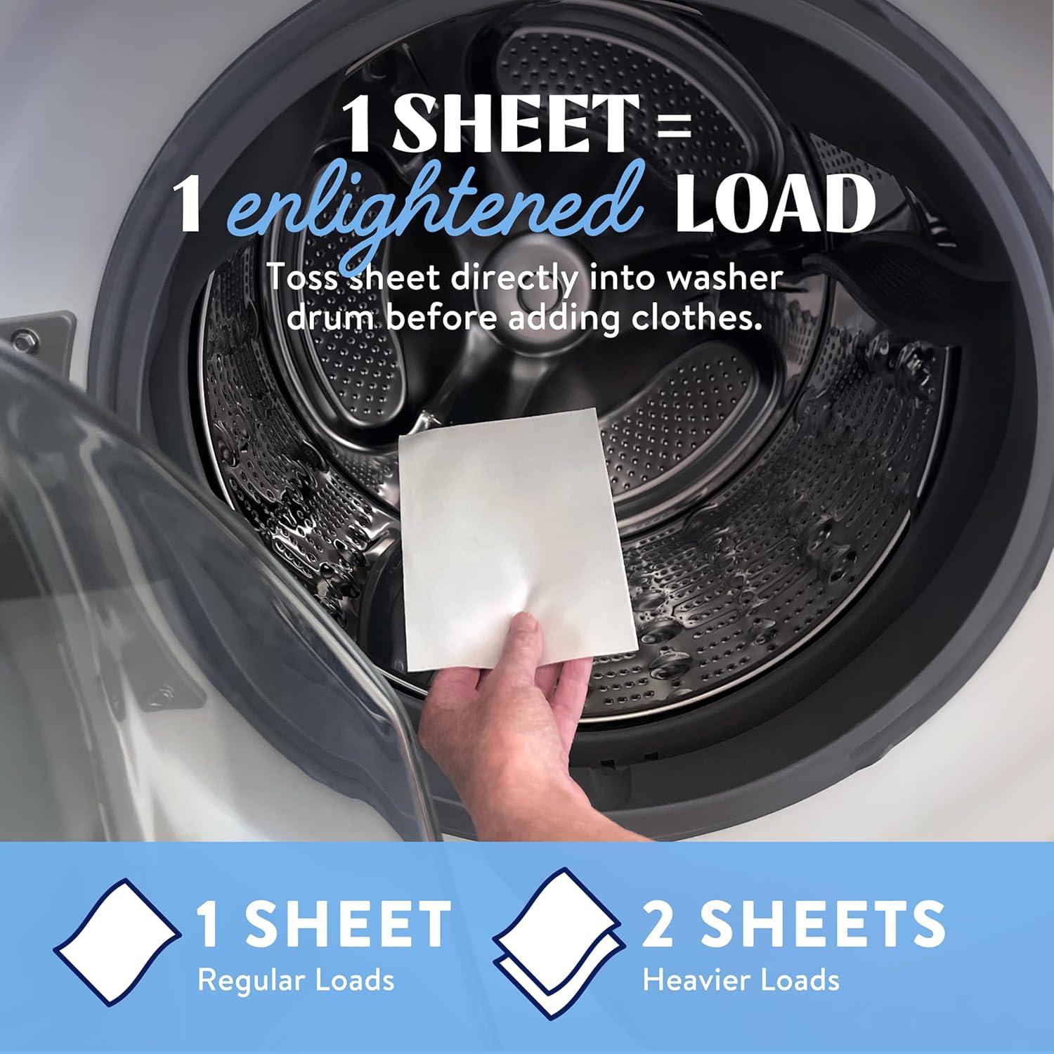 Hojas de detergente Cleancult Lino Fresco 60 cargas 3 enzimas