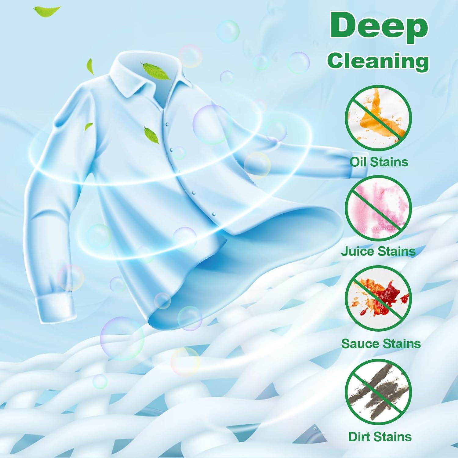 Hojas de Detergente Ecológicas LAUNDRYLUX - 60 Cargas Aroma Lino Fresco