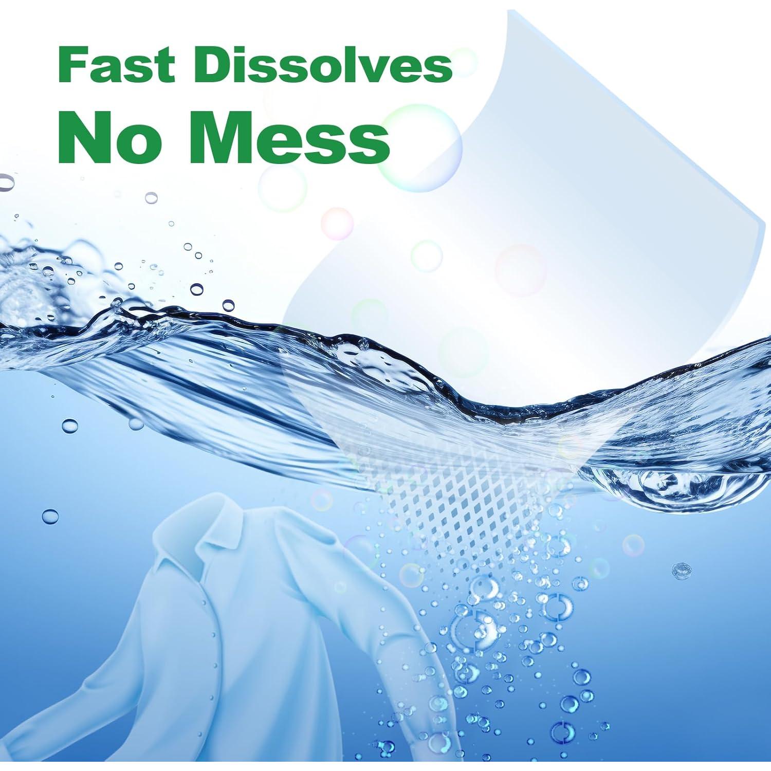 Hojas de Detergente Ecológicas LAUNDRYLUX - 60 Cargas Aroma Lino Fresco