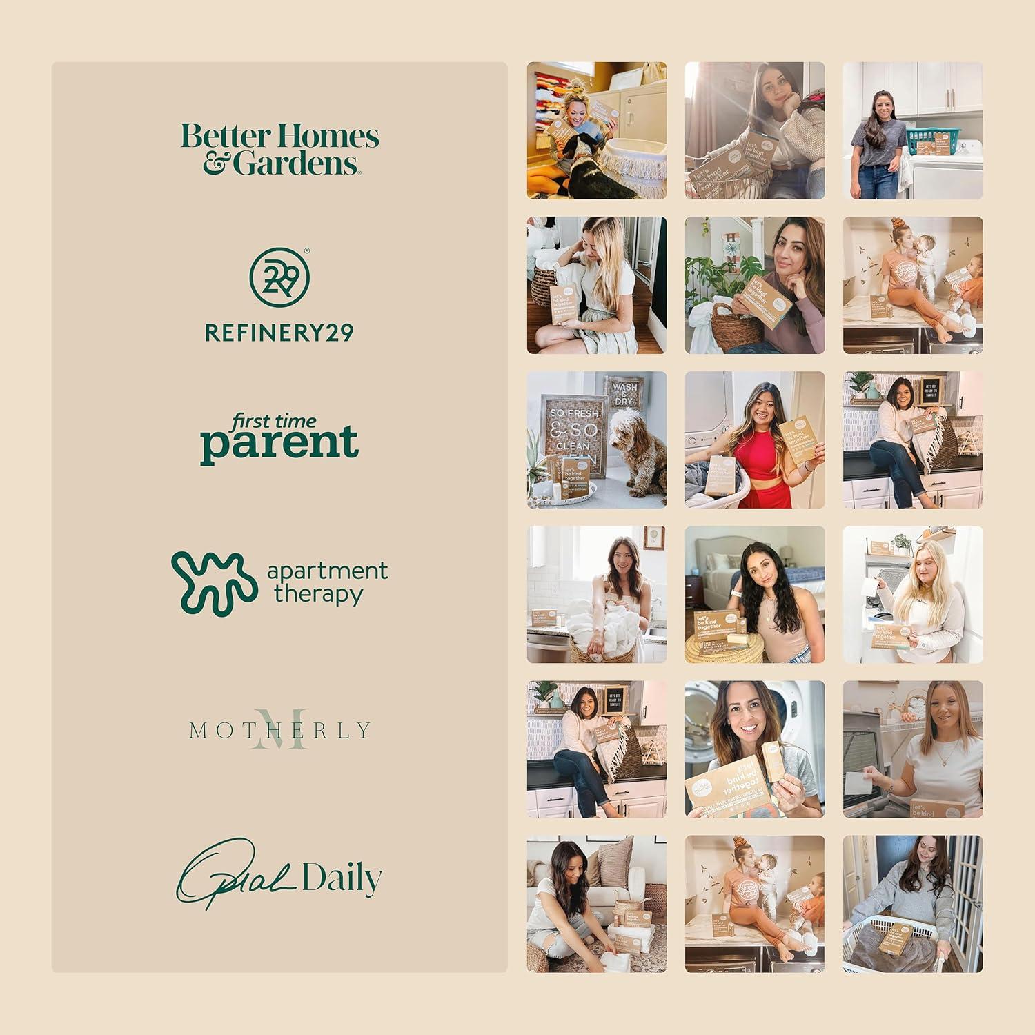 Hojas de Detergente Ecológicas Kind Laundry - 60 Lavados Brisa Oceánica